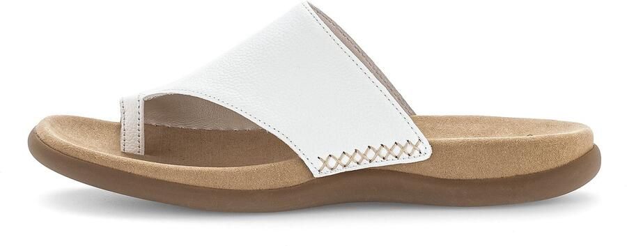 Gabor Teenslippers sleehak zomerschoen dianette met contrastkleurig borduursel - Foto 6