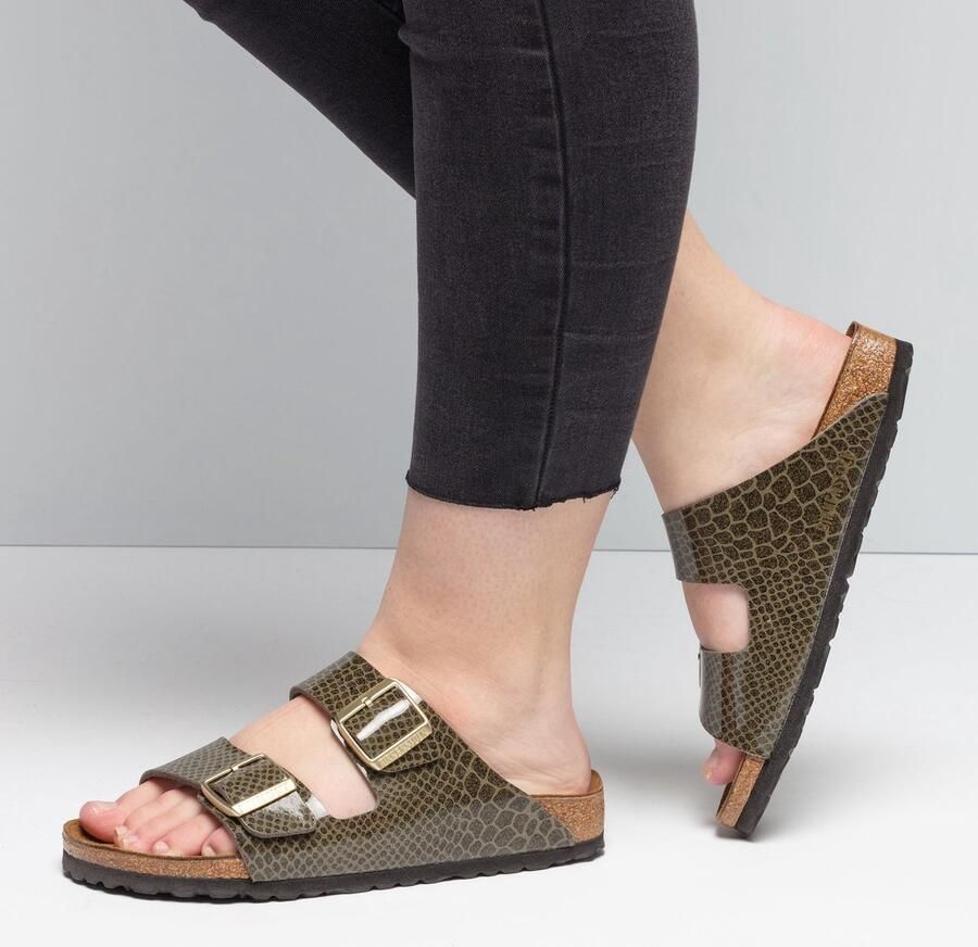 Gabor Slippers sleehak zomerschoen pantoffels met ademende leren voering - Foto 15