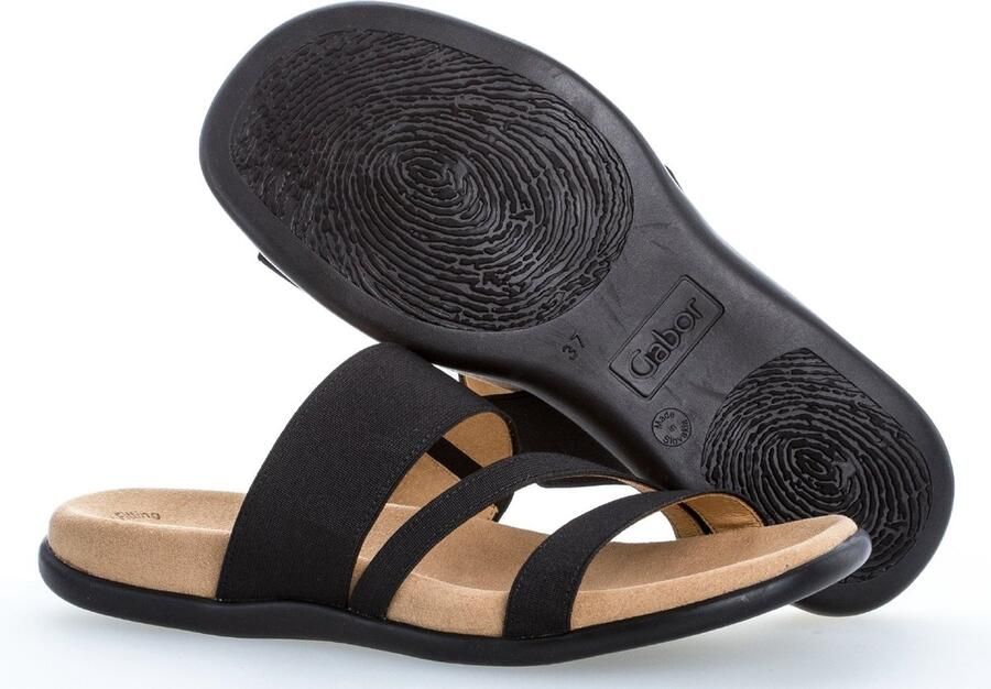 Gabor Slippers sleehak zomerschoen pantoffels met ademende leren voering - Foto 4