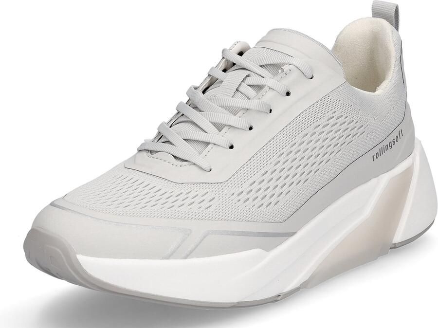 Gabor Rollingsoft Sneakers met sleehak in sportief ontwerp vrijetijdsschoen lage schoen veterschoen