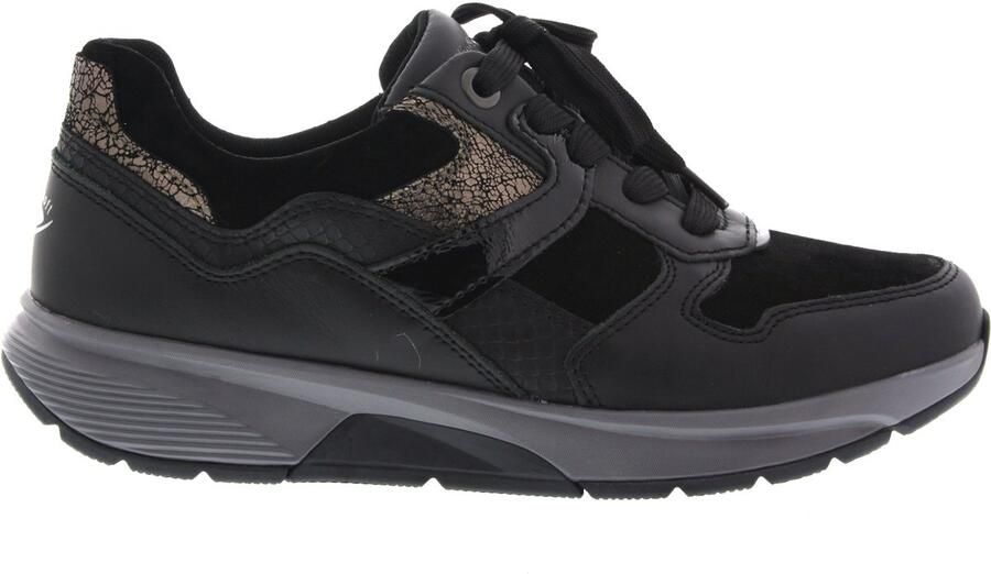 Gabor Dames Sneakers 0106.03.001 Rolling Soft Zwart