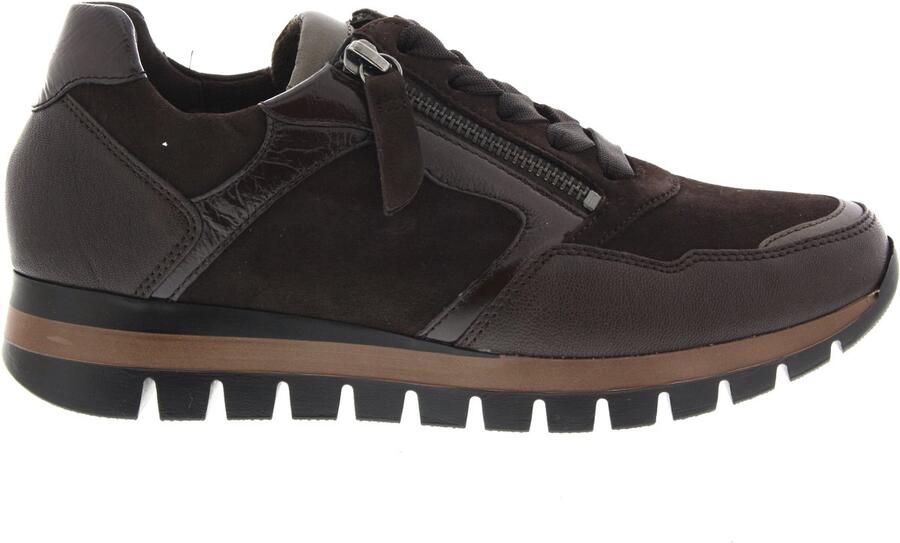 Gabor Dames Sneakers 6030.01.006 Donkerbruin - Foto 2