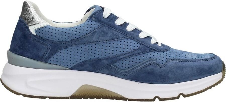 Gabor Rollingsoft Veterschoenen Laag licht blauw - Foto 4