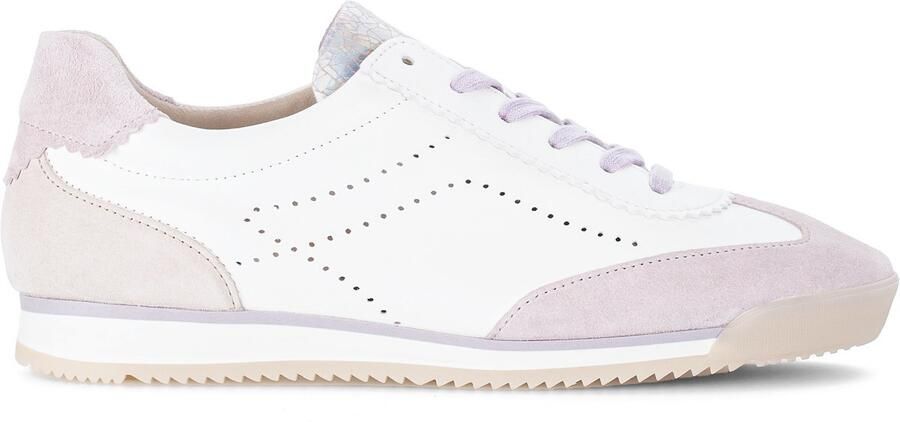 Gabor DAMES SNEAKERS BEIGE 83.432.13 VELOUR NAPPA SPACE FLIEDER LATTE COMBI