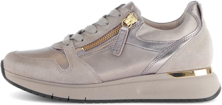 Gabor Sneaker 76.466.65 Silk Taupe Combi -Wijdte H-dames - Foto 2