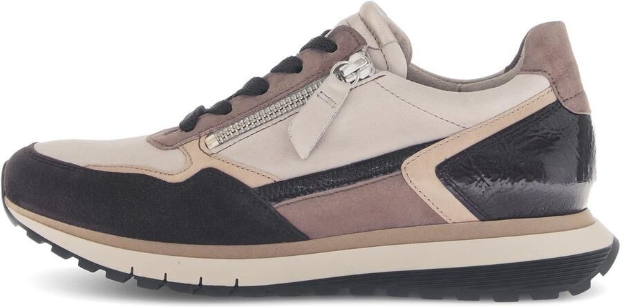 Gabor sneaker 76.378.33 bruin beige combi
