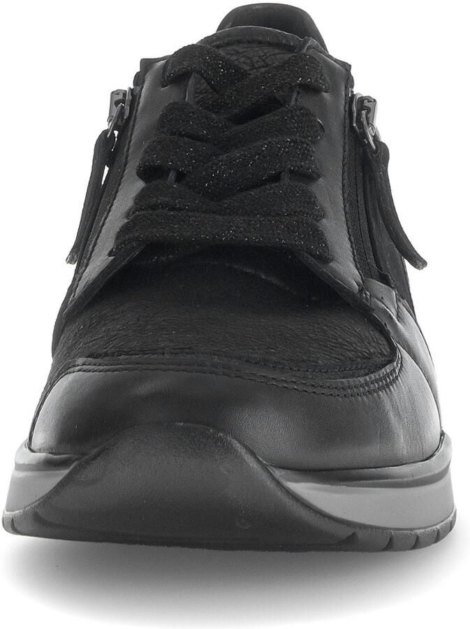 Gabor Sneakers met sleehak Capri vrijetijdsschoen halfhoge schoen veterschoen in extra wijdte k - Foto 2