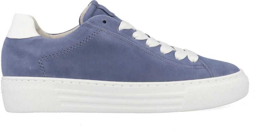 Gabor Plateausneakers Florence vrijetijdsschoen lage schoen veterschoen met decoratieve stiksels g-breedte