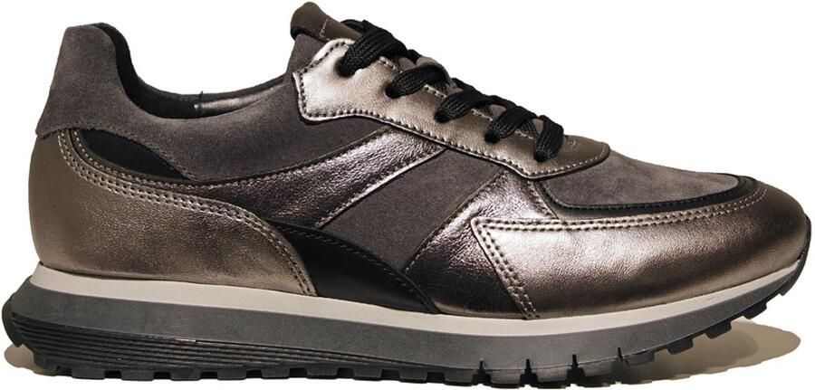 Gabor Sneakers met sleehak Turijn plateau veterschoen comfortschoen in h-wijdte (=zeer wijd)