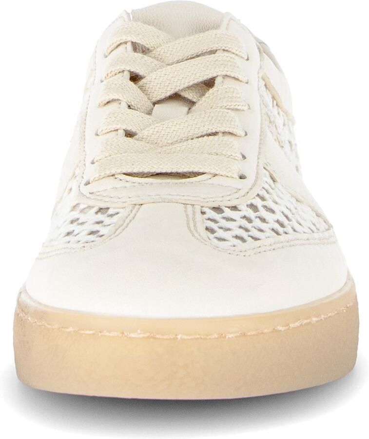 Gabor 83.341.43 vanilla combi dames sneaker nappa raffia - Foto 2