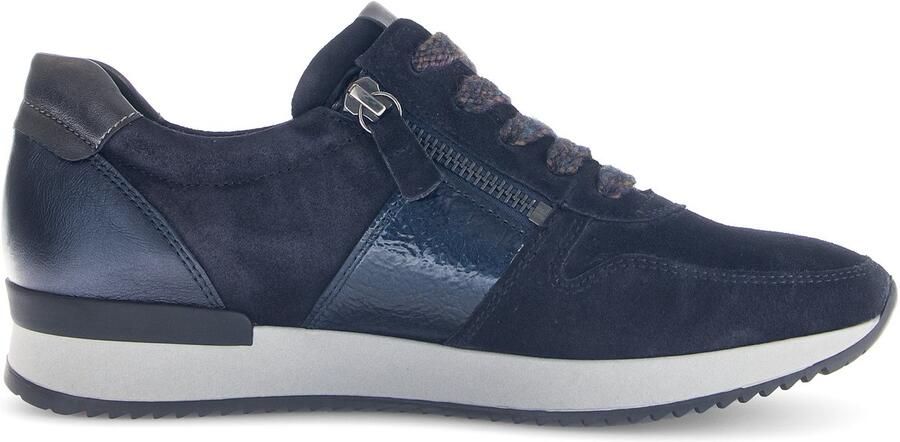 Gabor 73.420.16 sneaker blauw combi 37.5