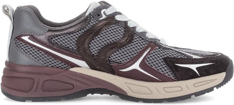 Gabor Sneaker grijs Suède Mesh
