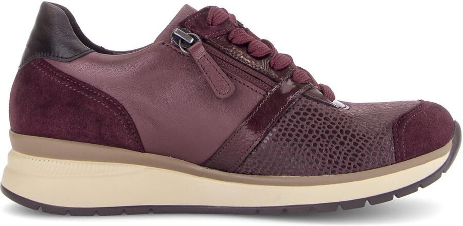 Gabor 6020.01.005 Mulberry K-Wijdte Extra Brede Comfort Sneaker Dames