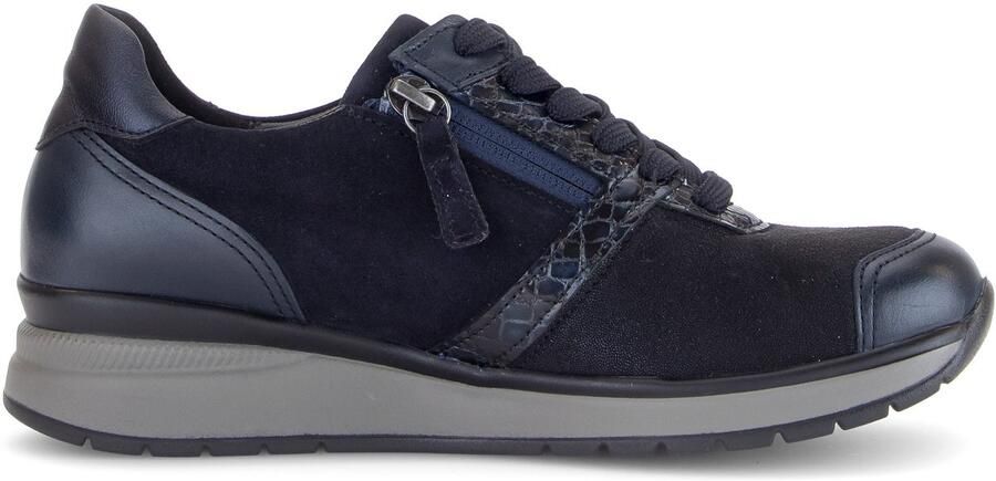 Gabor art. 6020.01.002 blauw dames sneaker veterschoen K leest