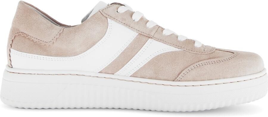 Gabor 86.406.33 Sneakers Beige Suede Dames Breedtemaat K Beige - Foto 8