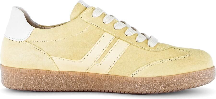 GABOR Sneakers laag lichtbeige geel limoen