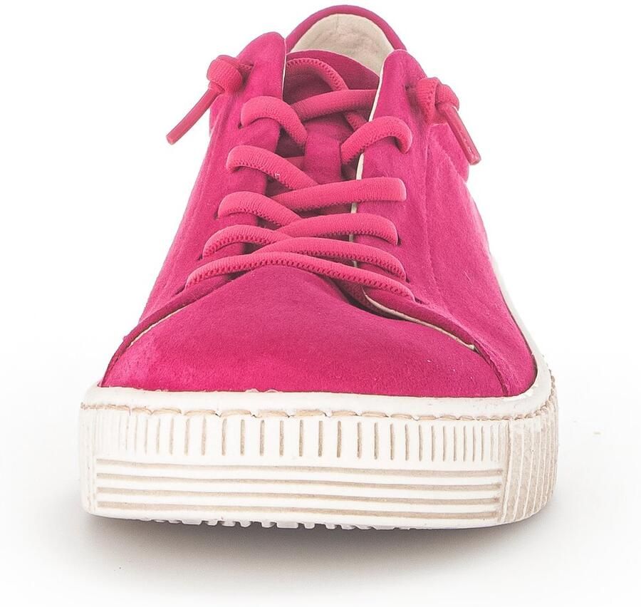 GABOR Veterschoen 'Sneaker n 23.331.10 Rauleder in pink' pink