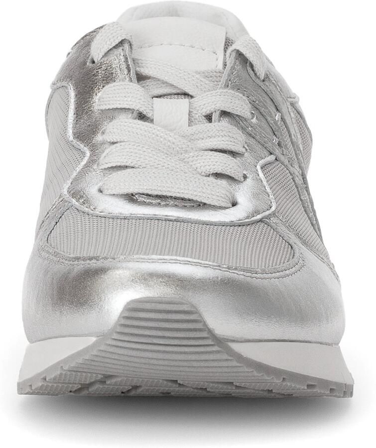 Gabor Sneakers met sleehak Florence vrijetijdsschoen lage schoen veterschoen in comfortwijdte g (=breed)