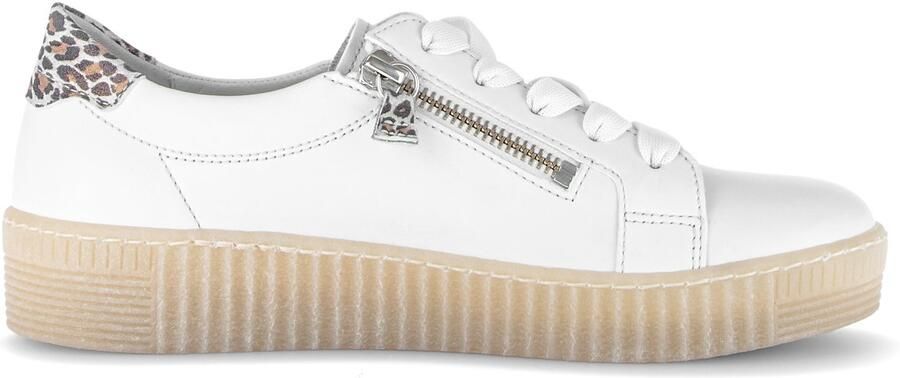 GABOR Sneakers laag cappuccino zwart wit