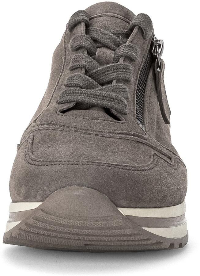 Gabor Plateausneakers Turijn vrijetijdsschoen lage schoen veterschoen in comfortabele breedte g (breed)