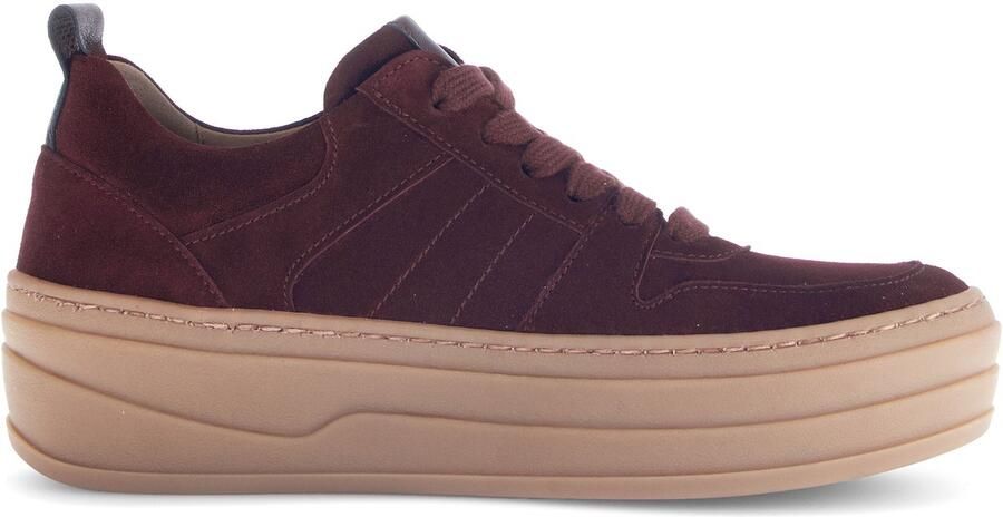 Gabor Plateausneakers vrijetijdsschoen lage schoen veterschoen met best fitting-uitrusting