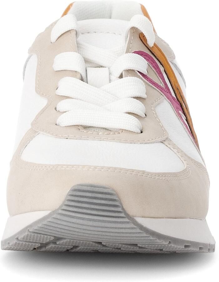 Gabor Sneakers met sleehak Florence vrijetijdsschoen lage schoen veterschoen in comfortwijdte g (=breed)