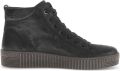 Gabor Sneakerboots plateau enkellaarsjes veterschoenen met best fitting functie - Zwart