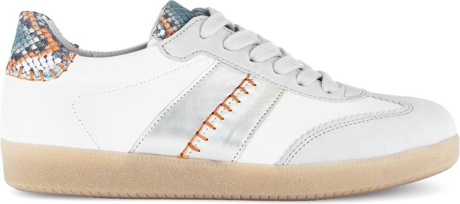 Gabor DAMES SNEAKERS WIT 83.301.11 WHITE LATTE PETROL