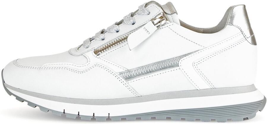 GABOR Lage Sneakers Dames 378 Maat: 42 Materiaal: Leer Kleur: Wit