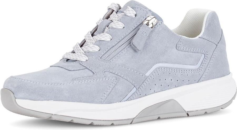 Gabor Dames Sportieve veterschoenen blauw