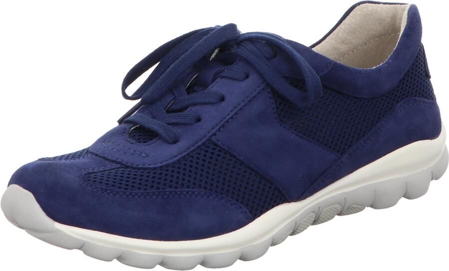 Gabor Dames Sportieve veterschoenen blauw