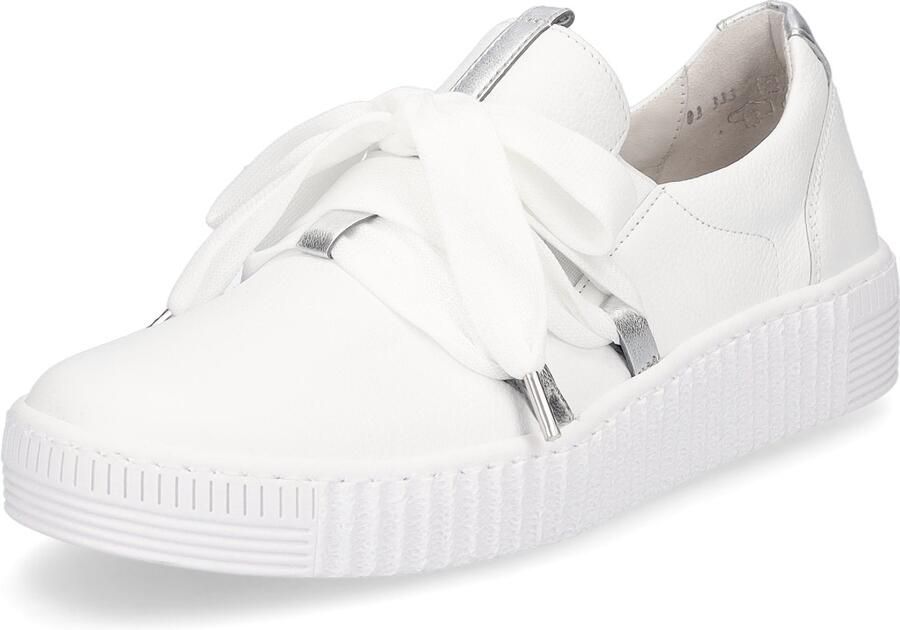 Gabor Slip-on sneakers Veterschoen lage schoen slipper met opgestikte versiersluiting