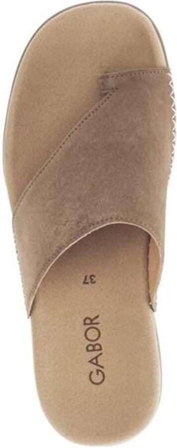 Gabor Dames teenslipper 83.700.38 Cognac