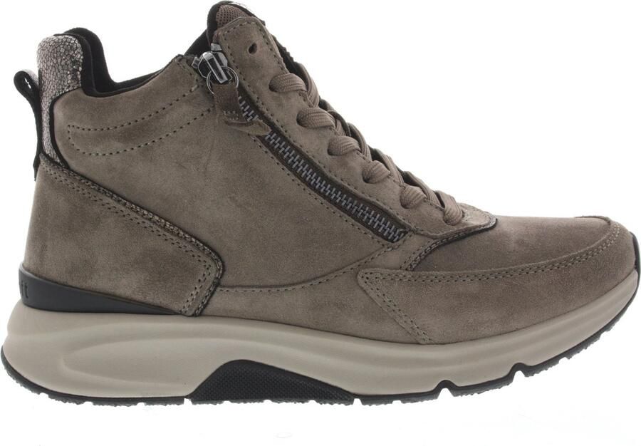 Gabor Dames Veterschoenen 56.887.30 Rolling Soft Taupe - Foto 3