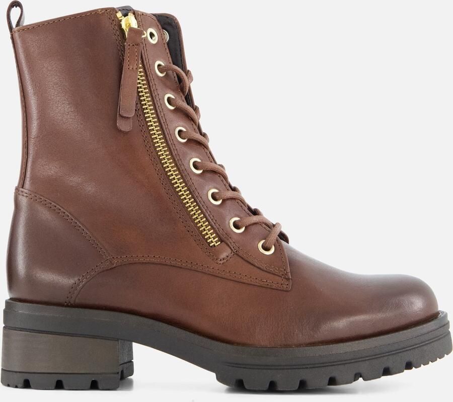 GABOR Veterboots Dames 785 Maat: 38 5 Materiaal: Leer Kleur: Cognac - Foto 2