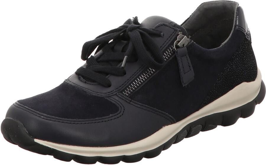 Gabor dames veterschoenen donkerblauw