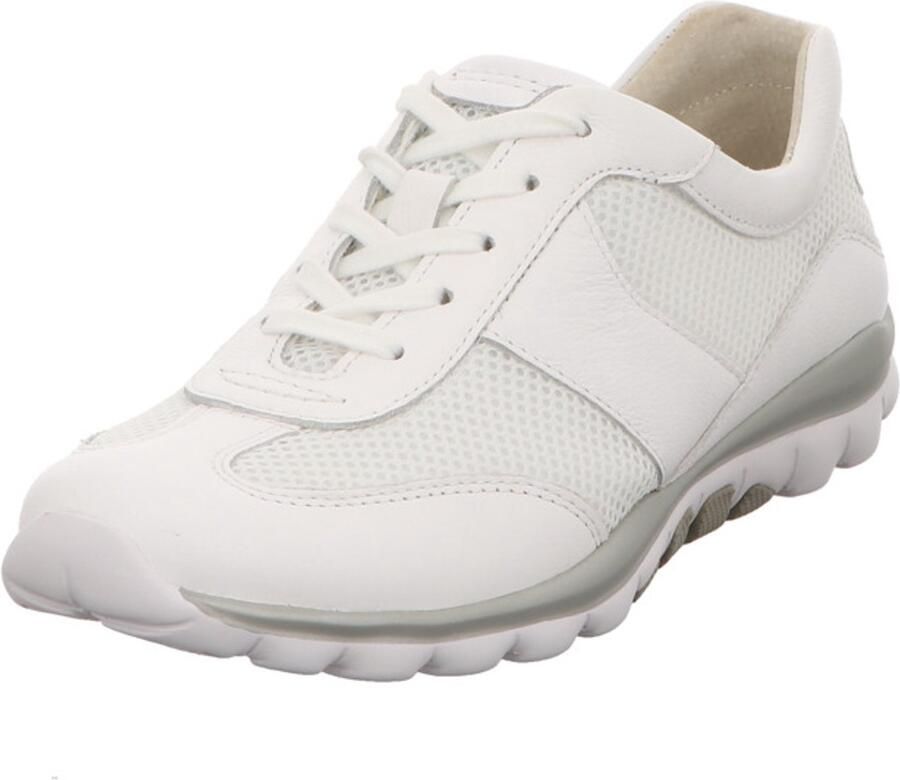 Gabor Rollingsoft Sneakers met sportieve mesh-inzet vrijetijdsschoen lage schoen veterschoen