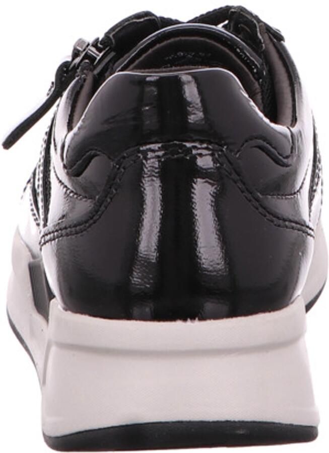 Gabor Rollingsoft Sneakers met sleehak veterschoenen lage schoen vrijetijdsschoen met zijrits