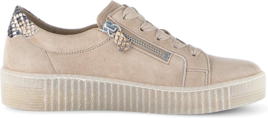 Gabor -Dames zandkleur sneakers