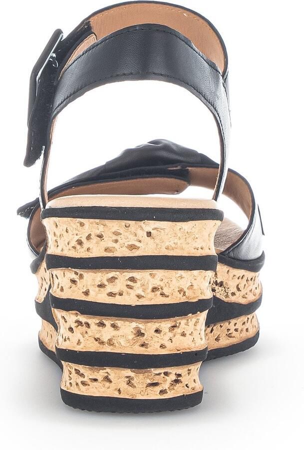 Gabor Zwarte Sandalen Black Dames