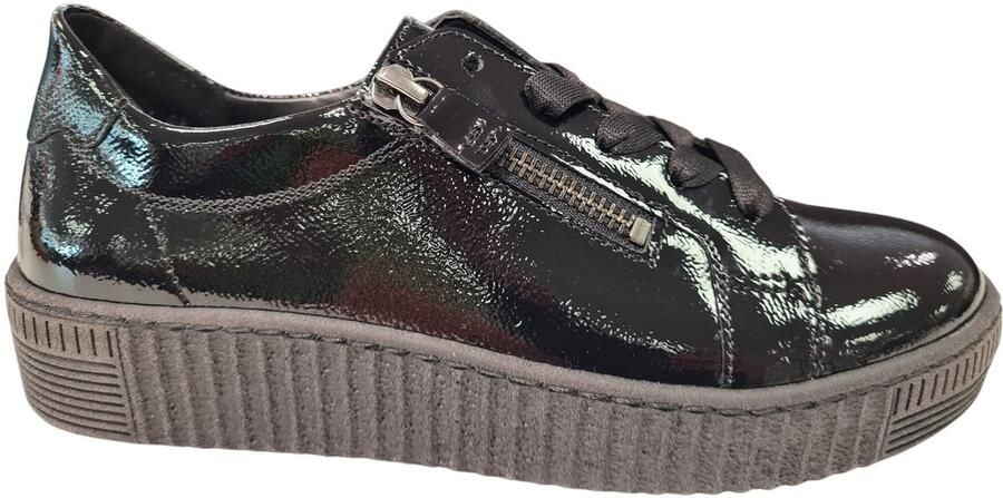 Gabor Knautschlack Plateau Sneaker