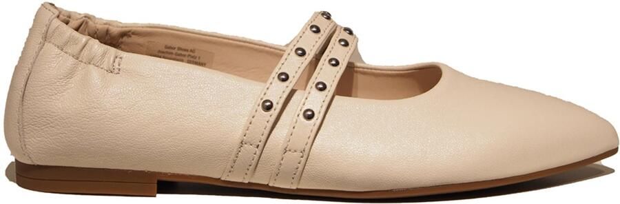GABOR Ballerina met riempjes offwhite