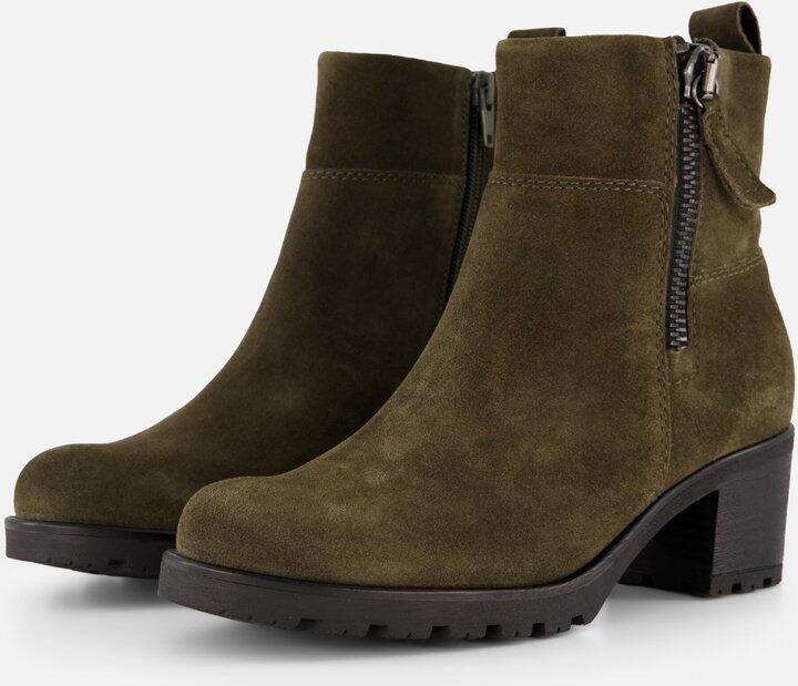 Gabor Laarsjes St. Tropez blokhak laarzen met sierritssluiting buiten g-wijdte