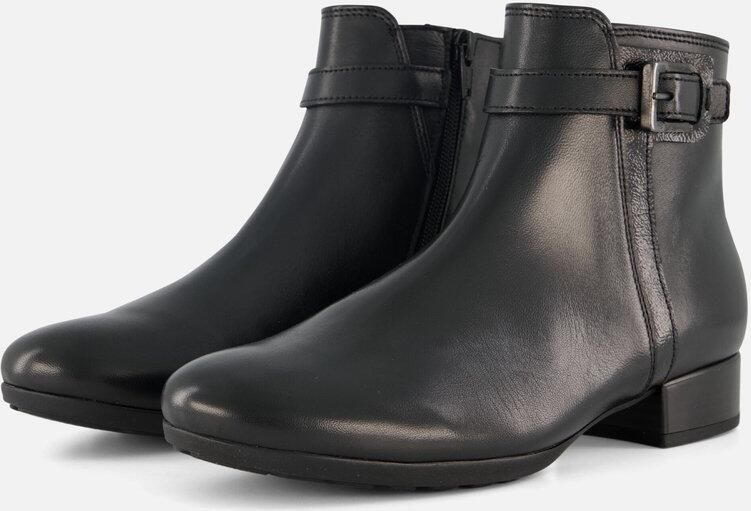 Gabor Enkellaarsjes zwart Leer Dames - Foto 3