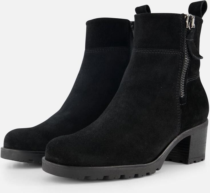 Gabor Enkellaarsjes zwart Suede Dames