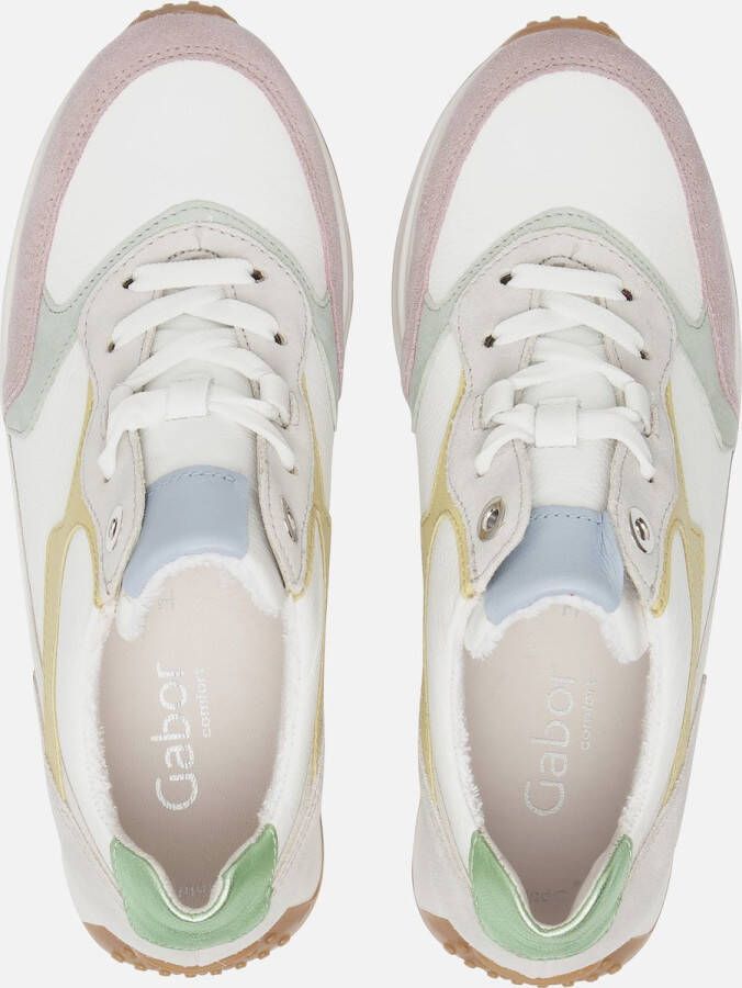 Gabor Stijlvolle leren sneakers voor dames Multicolor Dames - Foto 5