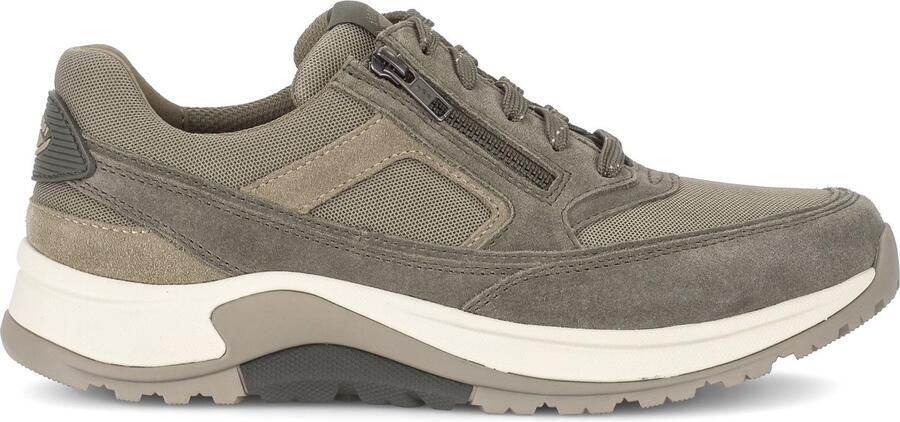 Gabor HEREN SNEAKERS GROEN 8000.25.09 DREAMVELOUR MESH-TUNDRA SESAMO G½