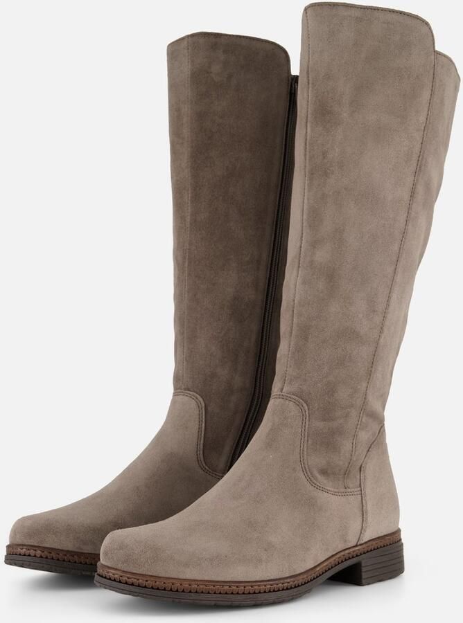 Gabor Hoge laarzen taupe Suede Dames