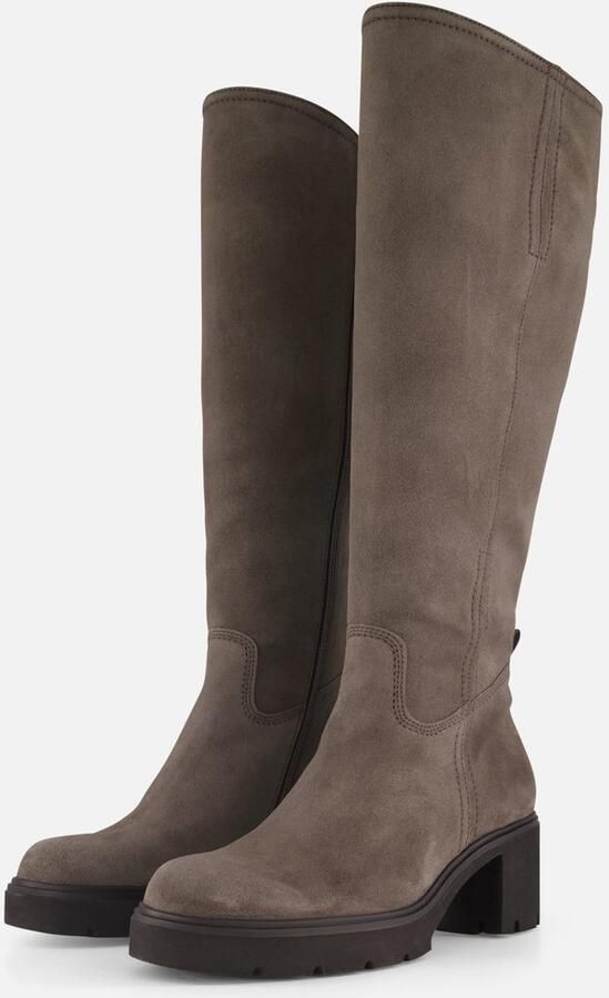GABOR Hoge Laarzen Dames 879 Maat: 39 Materiaal: Suède Kleur: Taupe - Foto 9