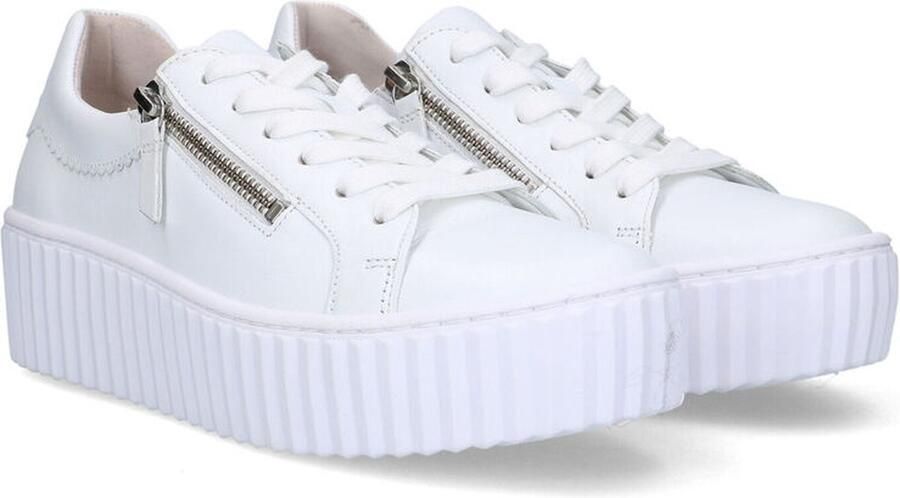 Gabor Witte Leren Moderne Sneakers White Dames - Foto 4